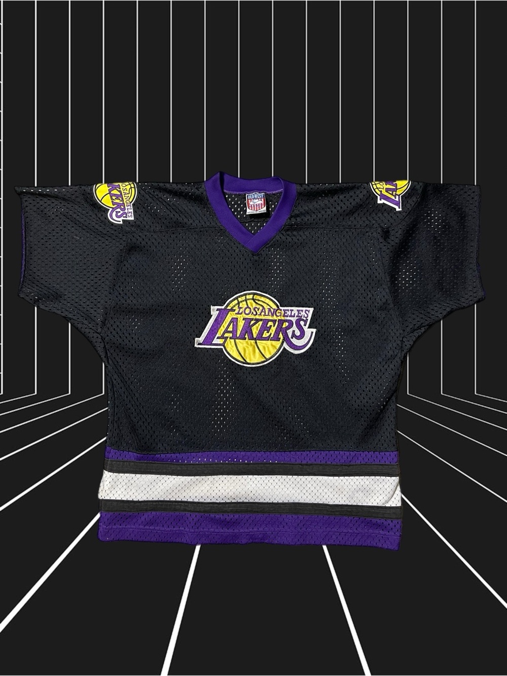 Vintage 90’s NBA Patched LA Lakers Jersey